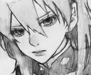 モノトーンアイコン等制作します アナログ、鉛筆、ペンなどで描きます イメージ3
