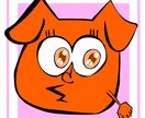 最短即日●インパクトのあるアイコン描きます あなたの好きな色や形やアイテムをキャラクターにします イメージ3