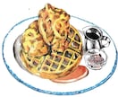 イラストを制作致します 水彩を中心に飲食店のメニューの挿絵など イメージ1