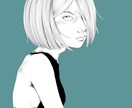 ダークで幻想的な人物絵を描きます 不穏で美しい、異形の世界を一枚に イメージ5