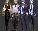 格好良いから可愛いキャラまで立ち絵制作致します 理想のTRPG立ち絵を制作をさせて頂きます！ イメージ2
