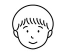 シンプルな顔だけアイコン作成します SNSやブログにオリジナルアイコンを！ イメージ3