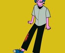 商用可 ポップな絵を描きます デザインイラスト アイコンや1枚絵、ビジネスに イメージ4