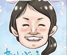 アイコンにもぴったり！優しいタッチの似顔絵描きます 特徴を捉えた華やかなイラストでプレゼントにも最適です イメージ6