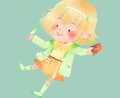 あなたのオリキャラを絵本風SDイラストにします 商用利用◎Vtuber、ゲームアバターなどを絵本風SDに イメージ3