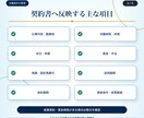 社労士兼行政書士が雇用契約書を作成します 基本13,000円｜原案通常3営業日・お急ぎ1営業日 イメージ4