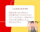 売れる商品説明・セールスコピーを作成します 「いい商品なのに売れない…」その原因、“文章”かもしれません イメージ2