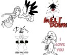 アメリカンキャラクター風ロゴ、イラスト作成致します お店のロゴ、オリジナルグッズ作成をサポート致します イメージ2