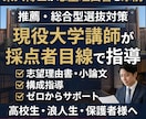 東大博士が推薦・総合型選抜の志望理由書を添削します AO入試・大学受験など様々な形態の志望理由書・小論文など対象 イメージ1