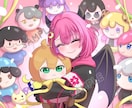商用込み◎歌ってみた・１枚絵等描きます 元アニメーターが可愛い&かっこいいイラスト描きます イメージ4