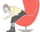 シンプルおしゃれな似顔絵アイコンイラスト作成します あなたの趣味や好きなこと、ペットなども一緒にイラスト化 イメージ2