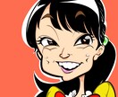 カリカチュア的な似顔絵を描きます あなたのお顔をより特徴的に誇張して楽しく描きます！！ イメージ2