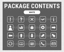あると便利!シンプルな四角枠アイコン集を販売します すぐ使える!PowerPoint・Canva・資料などに◎ イメージ4
