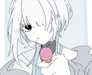 ラフで可愛いSNS用アイコン制作致します 追加料金で本描きも制作可能です！可愛いアイコンが欲しい方へ！ イメージ1
