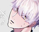可愛い系からカッコイイ系までアイコン描きます ミニキャラから、胸元から顔までのキャラのアイコンを描きます。 イメージ2