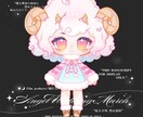 ２D　キャラクター　デザイン　モデリングます ２D　キャラクター　デザイン　モデリング　Vtuber イメージ2