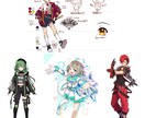 Live2DやIRIAMなどの立ち絵をお描きします 「幅広くなんでも」が強みです！パーツ分け対応可能◎ イメージ2