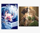 かわいい主線なしイラストを描きます 劣化しないキャラクターイラストはいかがでしょうか イメージ4