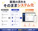 業務をそのままシステム化します 紙・Excel管理をシンプルに自動化 イメージ2