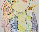 完全アナログ。ケモノ・人外創作キャラクター描きます アナログ画ならではの風合いでお宅の子を描かせて下さい！ イメージ2