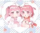 主線なしのかわいいミニキャライラスト描きます グッズや配信活動におすすめです♪商用利用OK イメージ4