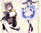 商用利用込✿V等の活動に使いやすいイラスト描きます Vtuber・IRIAM・TRPG・MV　全身・半身対応 イメージ3