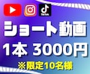 シンプルで目を惹くショート動画を作成します 限定10名様！丁寧なコミュニケーションで理想の動画をお届け！ イメージ1
