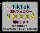 TikTokフォロワー増やします 一気に拡散！フォロワー増加で人気急上昇♪ イメージ1