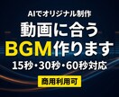 動画・配信向けのオリジナルBGMを制作します 雰囲気や用途に合わせて丁寧に制作 イメージ1