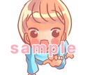アイコン・イラスト　かわいい女の子イラスト描きます 商用OK！3つの絵柄！シンプルで印象に残る色使い！ イメージ4