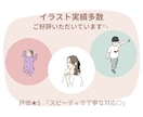 スピード納品！商用OK！おしゃれなイラスト描きます フルカラー！目を引くアイコンでビジネス利用に！贈り物にも◎ イメージ2