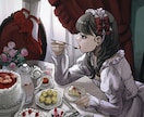 小説表紙・オリジナルイラスト制作承ります クオリティ重視！世界観に合った1枚絵◎商用利用可 イメージ3