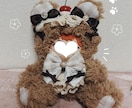 推しぬいのお洋服をオーダーメイドで制作します ぬい服の色、リボンの色、イメージなど自由です。ご相談下さい。 イメージ5