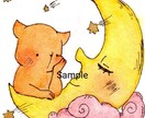 似顔絵OK！アイコンを透明水彩にてお描きします SNSに顔写真は。。という方、可愛いイラストにしたい方に。 イメージ4