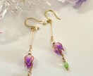 ディップアートで花のアクセサリーをお作りします ご希望の色、アクセサリーの種類、大きさをご記入ください。 イメージ3