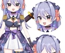 先着２名の限定価格：Live2Dモデリングします イラストの良さはそのままにかわいくかっこよくモデリングします イメージ4