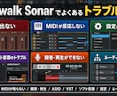 Cakewalk Sonarのトラブルを解決します 画面共有で設定・音声・MIDIの問題を一緒に確認 イメージ2