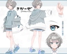 Live2D用パーツ分けイラストを制作します 丁寧な描き込みとパーツ分けで形にします。 イメージ2