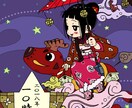 和風イラストを作成します 和風なデザインの中に和風のイラストはいかがでしょう？ イメージ5