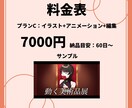 オリジナル曲、ボカロ、歌ってみたMV制作いたします アニメーションもOK！イラストから編集まですべて行います イメージ4