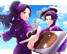 1枚絵/スチル風のイラスト描きます キャラクターの1枚絵/スチル風のイラストを制作致します！！ イメージ4