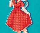 レトロアニメ風のイラスト制作します ラフ提出、修正なしのプランです。 イメージ10