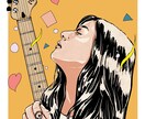 ポップ、レトロな可愛いイラスト描きます 商用利用可◎アイコン・広告・挿絵におすすめ イメージ2