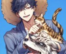 SNS用のアイコンや動画用のイラスト等お描きします 男性キャラ（青年〜おじさんが得意です） イメージ1