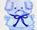 水彩タッチの動物の絵を描きます 癒し系の水彩タッチの動物のイラストを描きます イメージ4