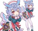 イリアム対応‼️かわいい女の子のキャラデザします 小さい女の子から少女まで‼️あなた好みのキャラデザします‼️ イメージ6
