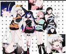 ひときわ目を惹く美しいイラストを制作します 高クオリティ｜華やかで美しい絵柄とキャラデザが得意です イメージ6