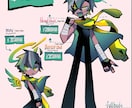 キャラデザ+イラスト作成、丸ごと承ります 絵に関するお仕事、まるっとお任せ下さい イメージ2