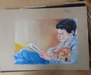西洋絵画風のリアルポートレートを描きます パリで展示経験のある画家が気持ちを込めて制作いたします。 イメージ3
