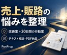 売上・販路の悩みを整理し改善策を提案します 経営・新規開拓の実務経験から次の行動を具体化 イメージ1